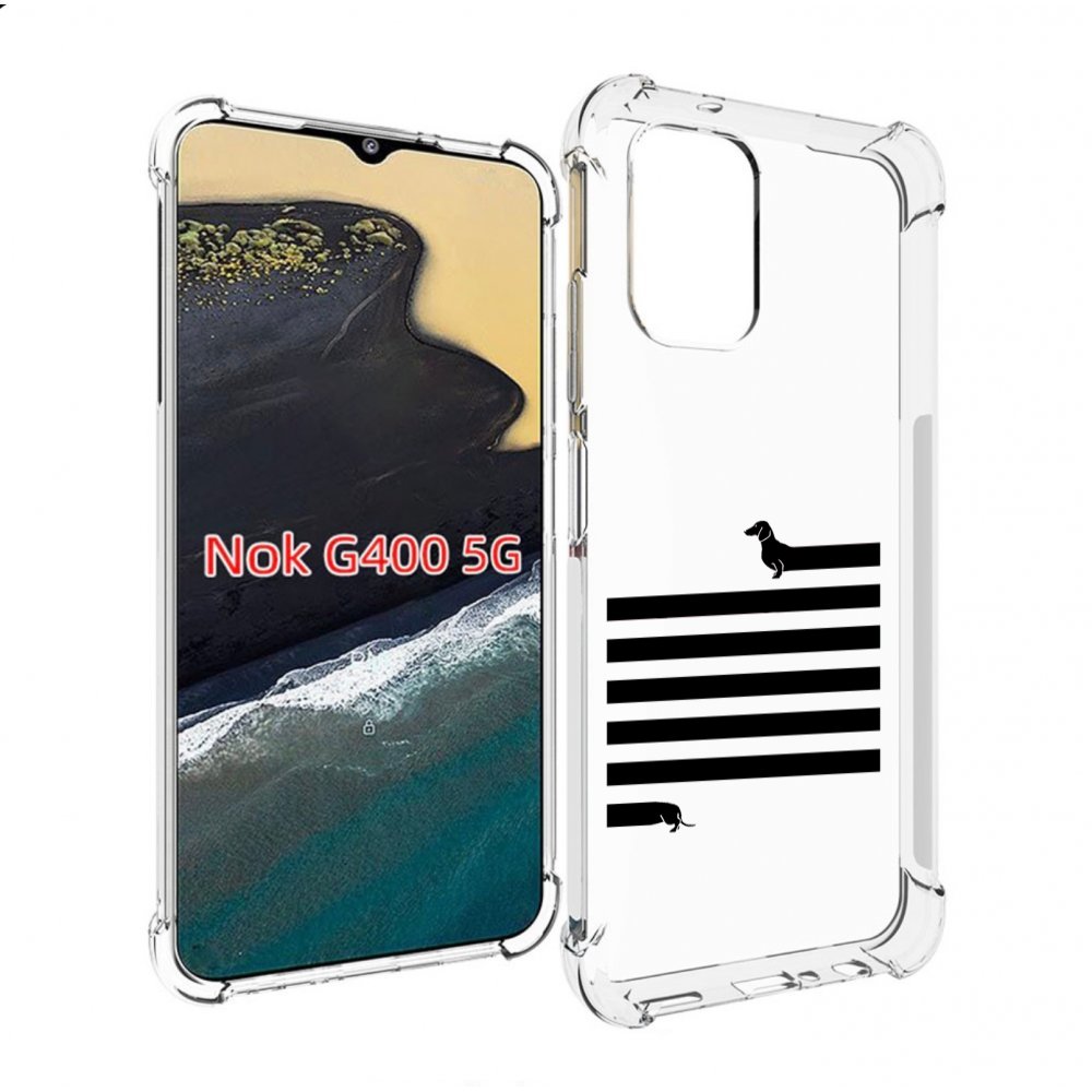 

Чехол MyPads длинная-такса для Nokia G400 5G, Прозрачный, Tocco