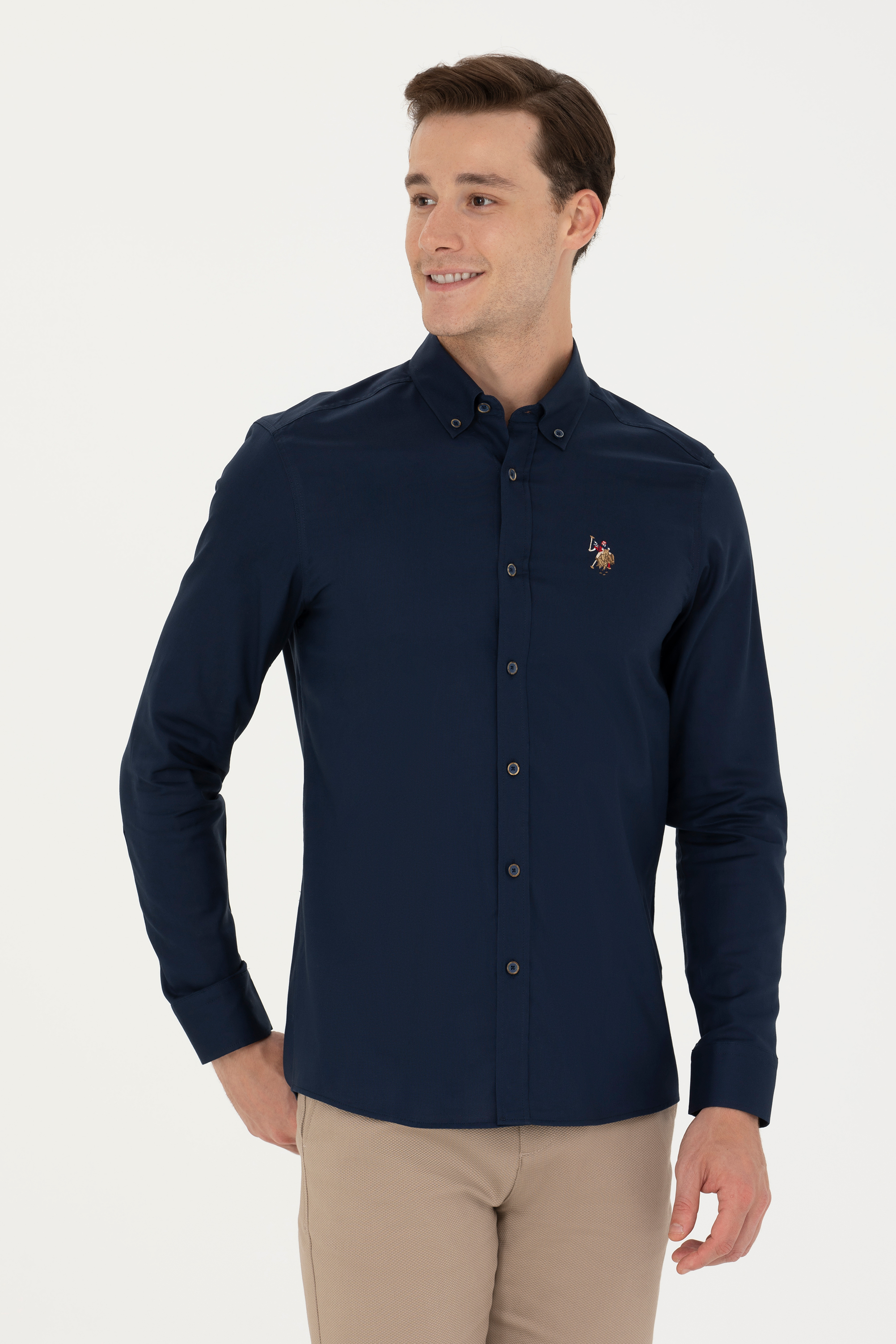 

Рубашка мужская US Polo Assn G081SZ0040CEDCOLOR023K синяя S, Синий, G081SZ0040CEDCOLOR023K