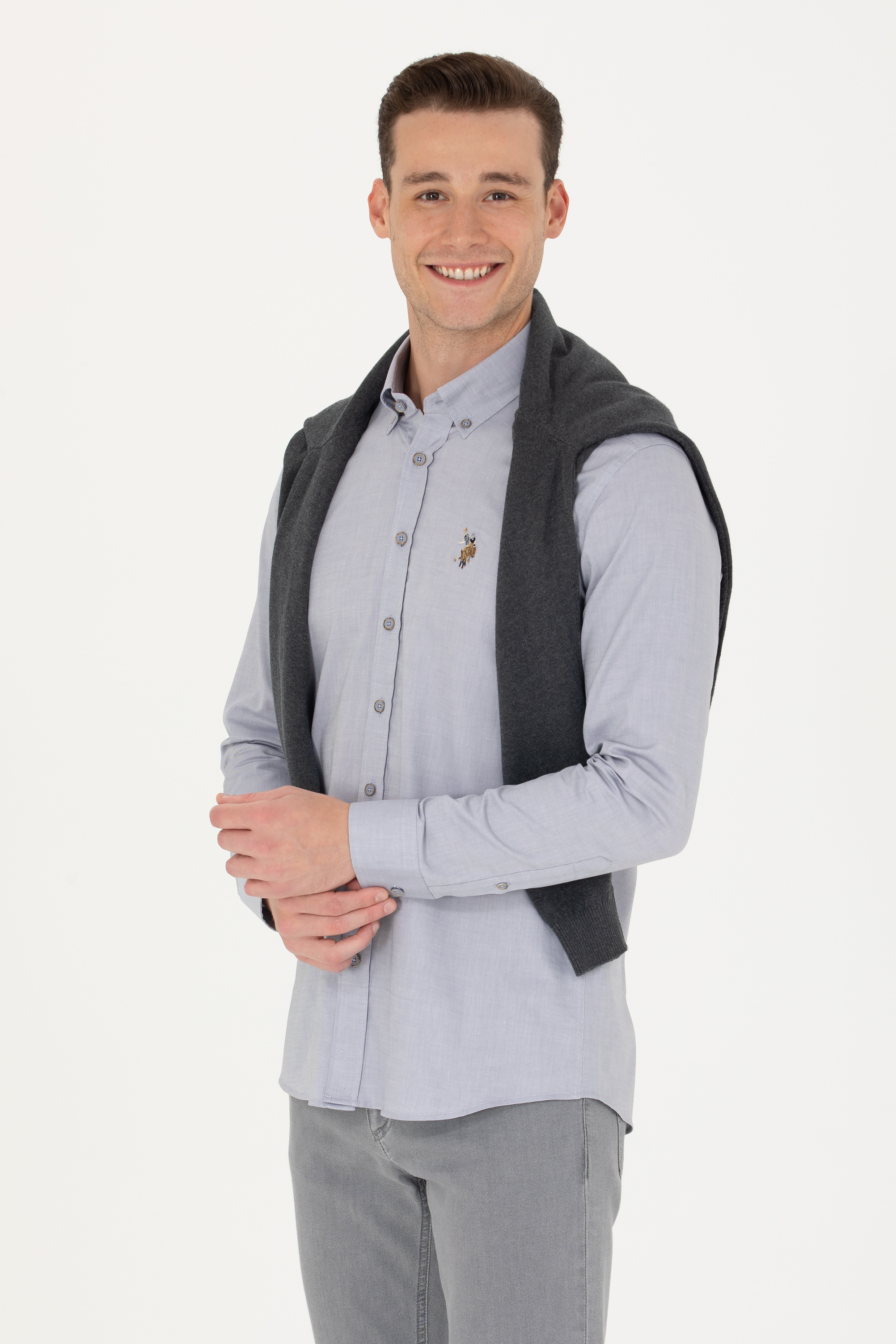 

Рубашка мужская U.S. POLO Assn. G081SZ0040CEDCOLOR023K серая S, Серый, G081SZ0040CEDCOLOR023K
