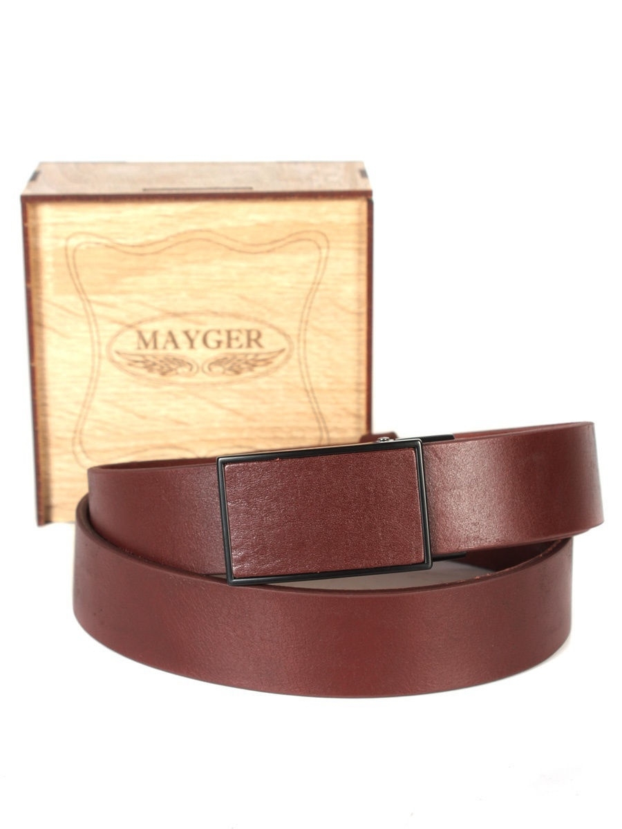 

Ремень мужской MAYGER А-РН-5503, коричневый, А-РН-5503