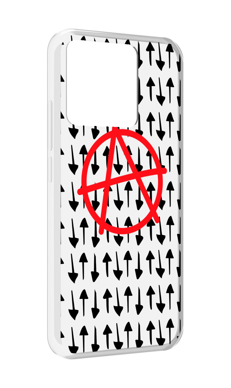 

Чехол MyPads Tocco для Xiaomi Redmi 10A анархия-панк, Прозрачный, Tocco