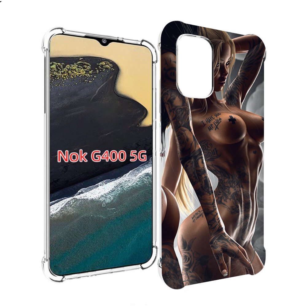

Чехол MyPads девушки-инь-и-янь-в-татуировках для Nokia G400 5G, Прозрачный, Tocco