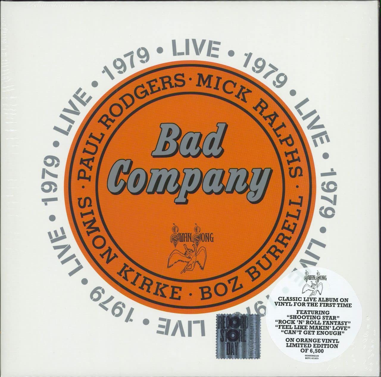 

Bad Company Live 1979 (Orange) (Rsd22) (2Винил)