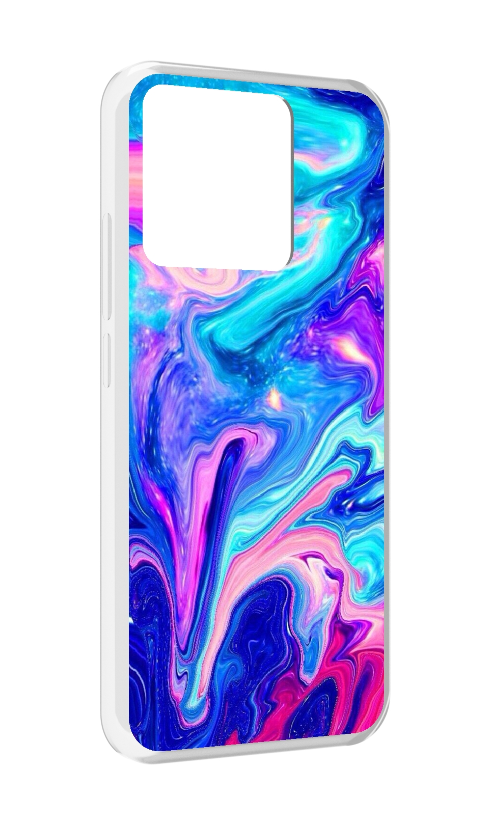 

Чехол MyPads Tocco для Xiaomi Redmi 10A акварельные-краски, Прозрачный, Tocco