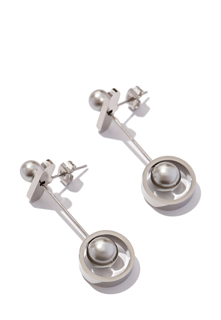 

Серьги женские EXCLAIM 036S2721E серебристые, 036S2721E