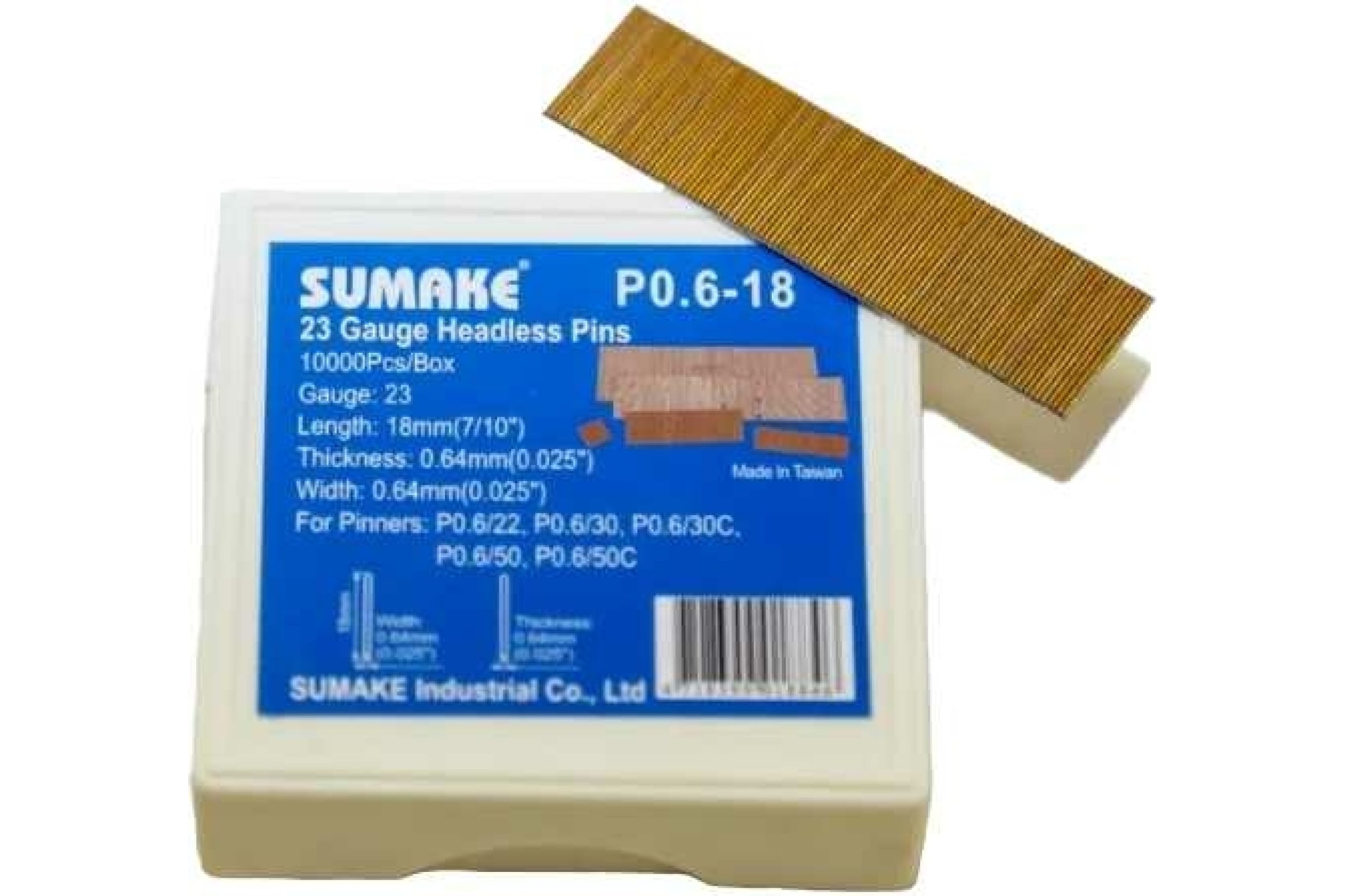 Гвозди Sumake P0.6-18-H (8106410)