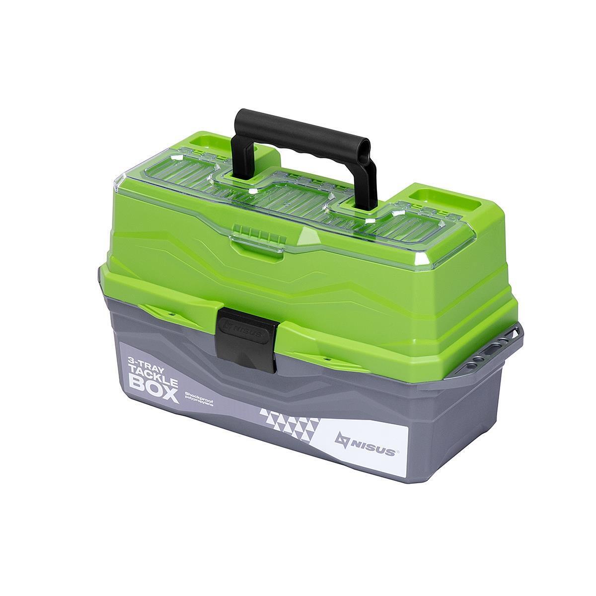 Ящик для снастей Tackle Box трехполочный зеленый (N-TB-3-G) NISUS