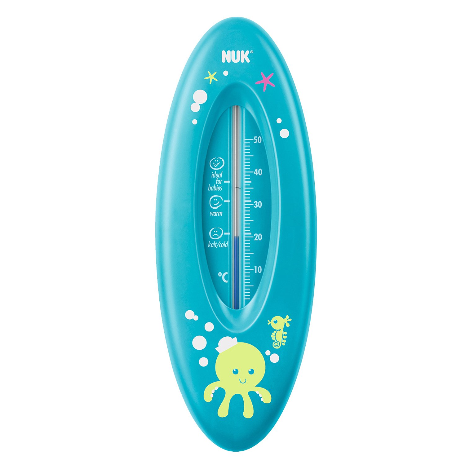 фото Термометр для ванны nuk ocean голубой
