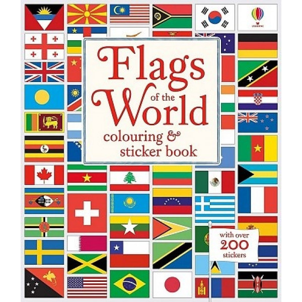 

Sticker and Colouring Book: Flags of World