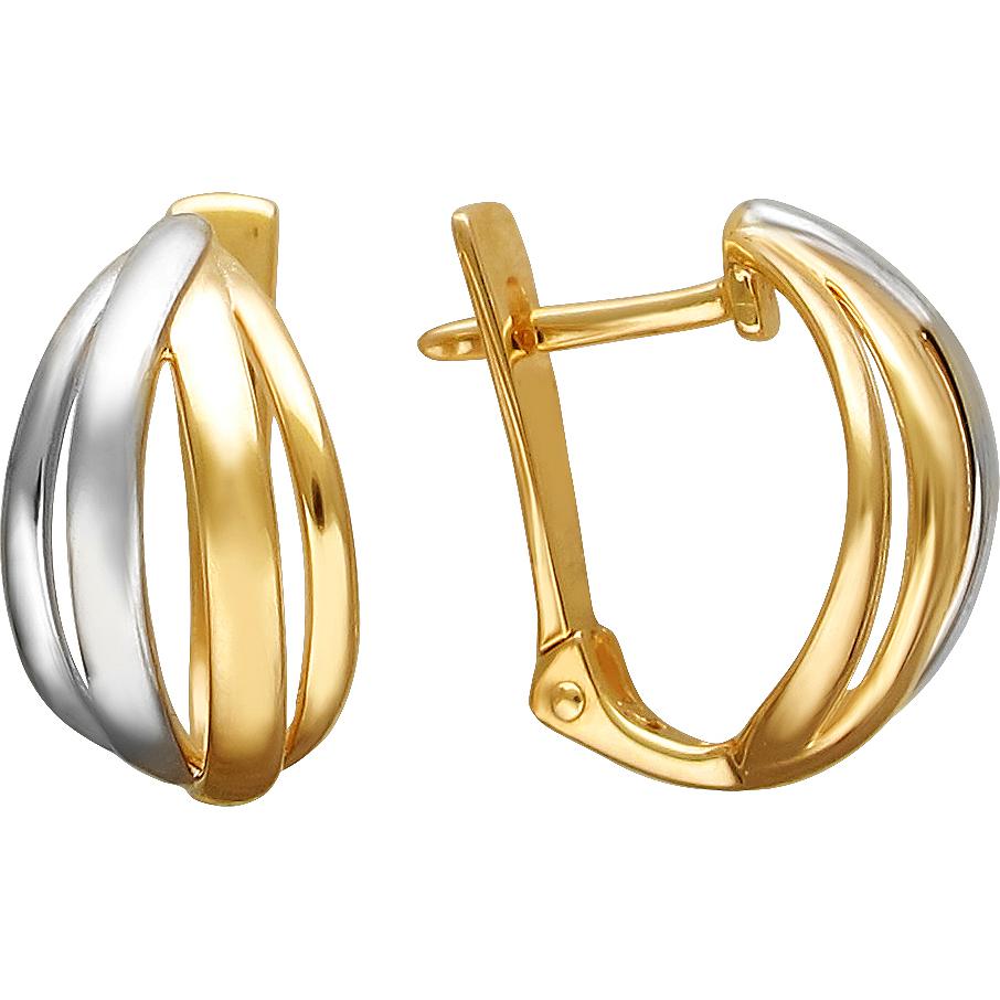 

Серьги женские из золота Эстет 01С0112186Р, без вставки, 01С0112186Р