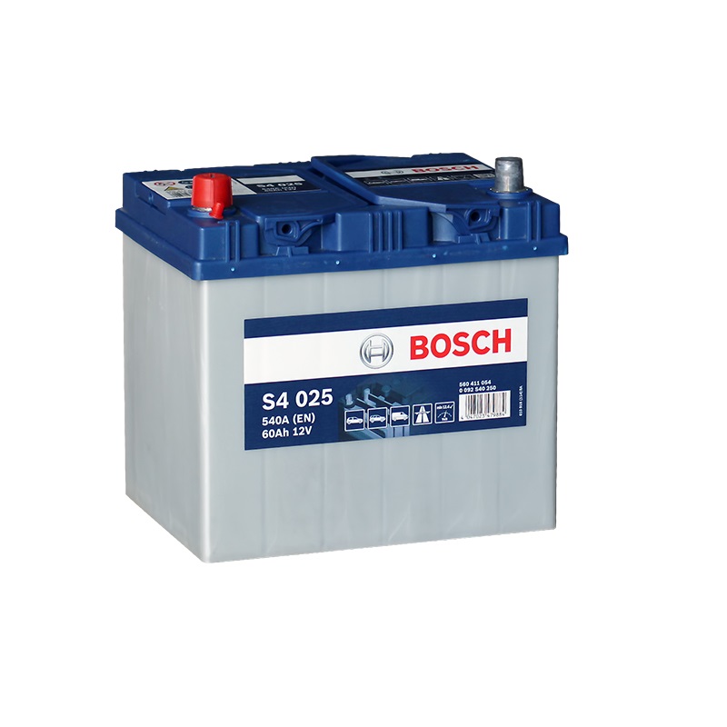 фото Аккумулятор легковой "bosch" s40 250 s4 азия (60ач п/п) d23r 560 411 054