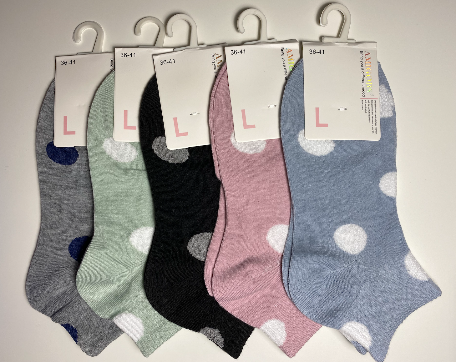 Комплект носков женских AMIGOBS AMIGOBS-Boll разноцветных 37-41