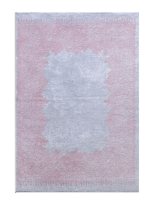 фото Ковер всековры fancy 80х150 безворсовый розовый прикроватный коврик на пол в детскую