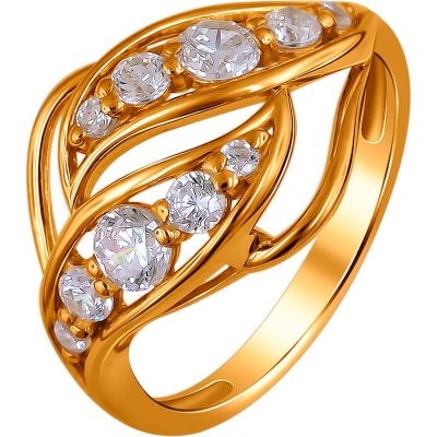 

Кольцо из серебра р.  Эстет 01К1510633А, фианит, 01К1510633А