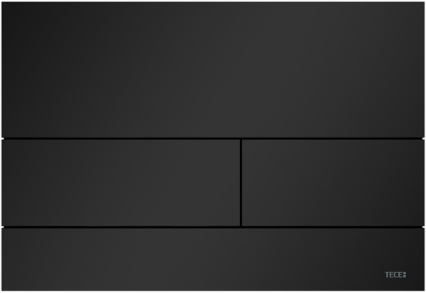 Панель смыва TECEsquare II, металл, черная матовая