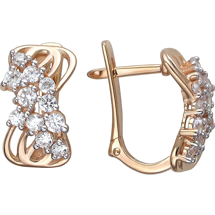 

Серьги женские из золота Эстет 01С1112201Р, фианит, 01С1112201Р