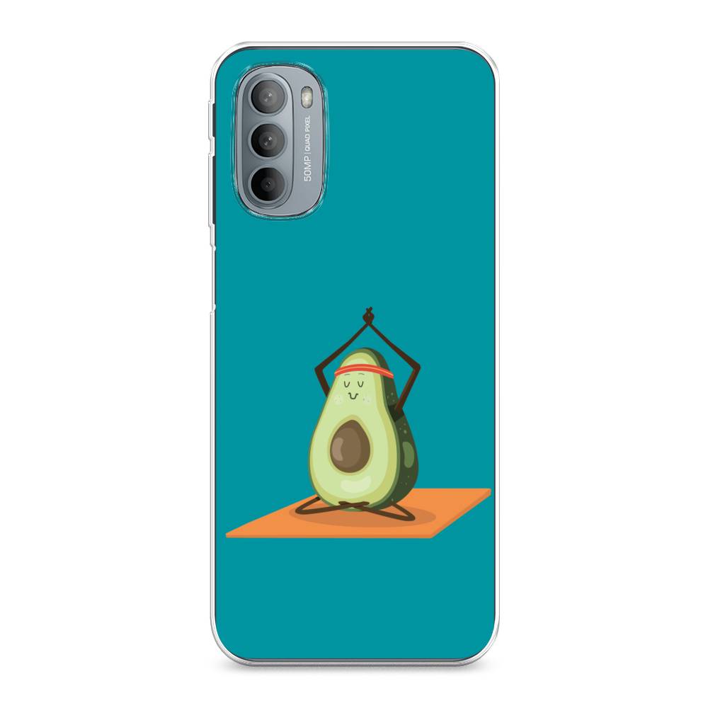 

Чехол на Motorola Moto G31 "Расслабься с авокадо", Голубой, 241850-6
