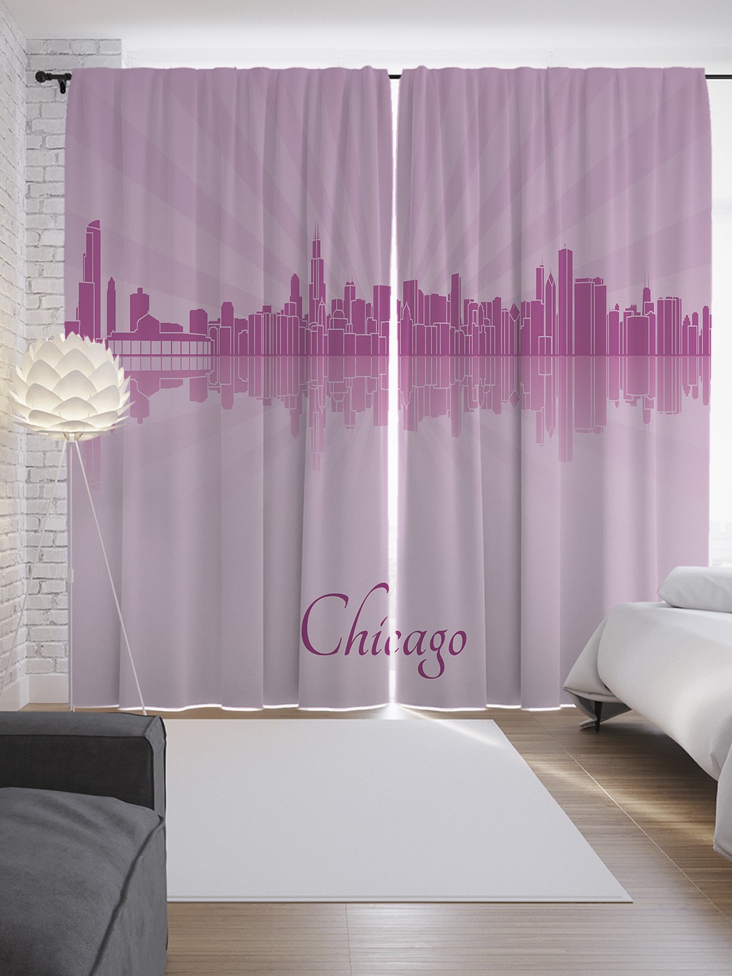 

Шторы JoyArty с фотопечатью "Многоэтажный Чикаго" из сатена, 290х265 см, Многоэтажный Чикаго
