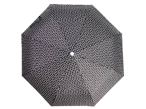 Зонт женский Импортные товары(хозтовары) MU18-009, белый/ черный