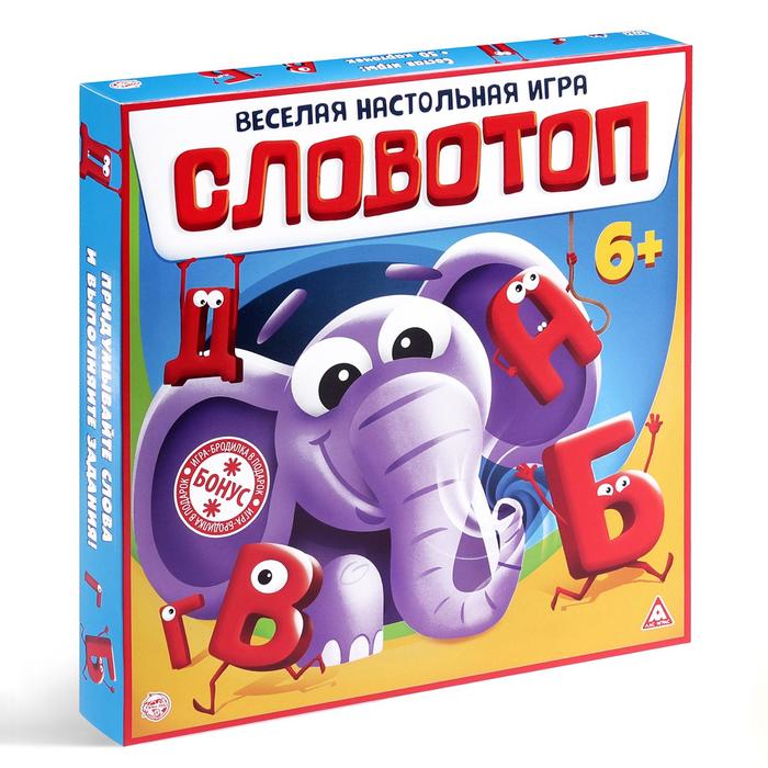 

Настольная игра Лас Играс Словотоп 6+ 1316597