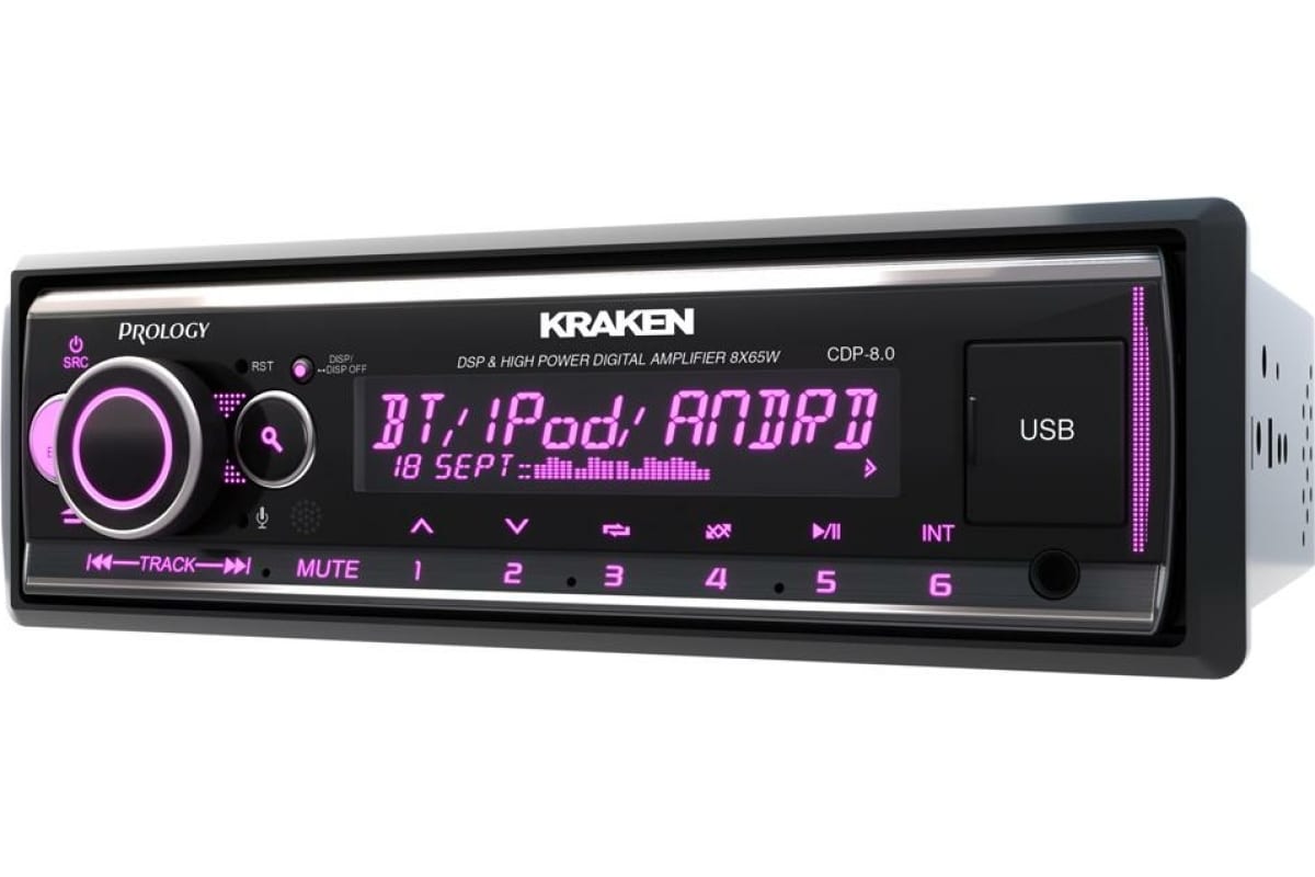 

Автомагнитола Prology CDP-8.0 KRAKEN