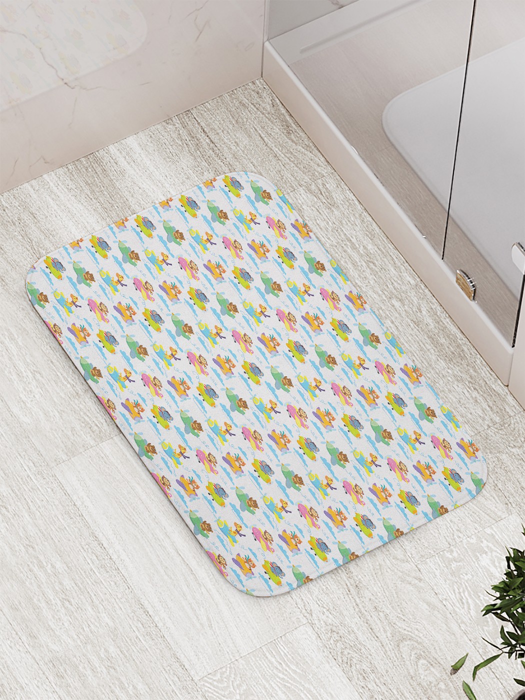 

bath_65818 Коврик противоскользящий для ванной, сауны, бассейна, 77х52 см