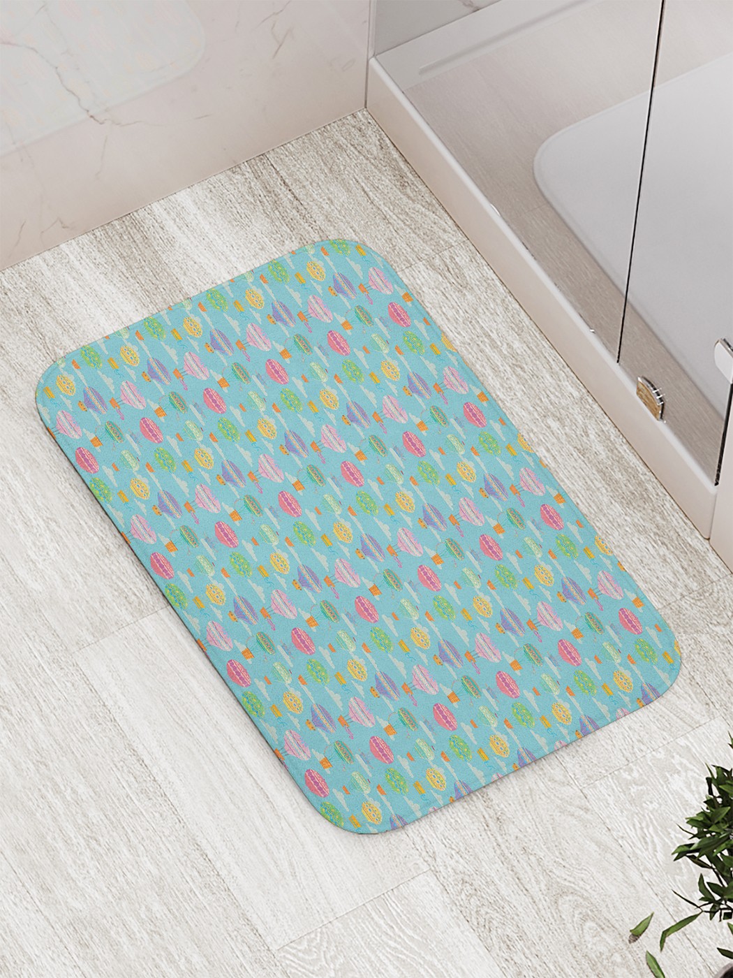 

bath_65812 Коврик противоскользящий для ванной, сауны, бассейна, 77х52 см