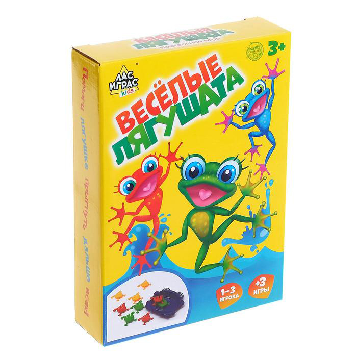 фото Настольная игра лас играс весёлые лягушата 4365787