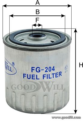 

Топливный фильтр GOODWILL FG 204