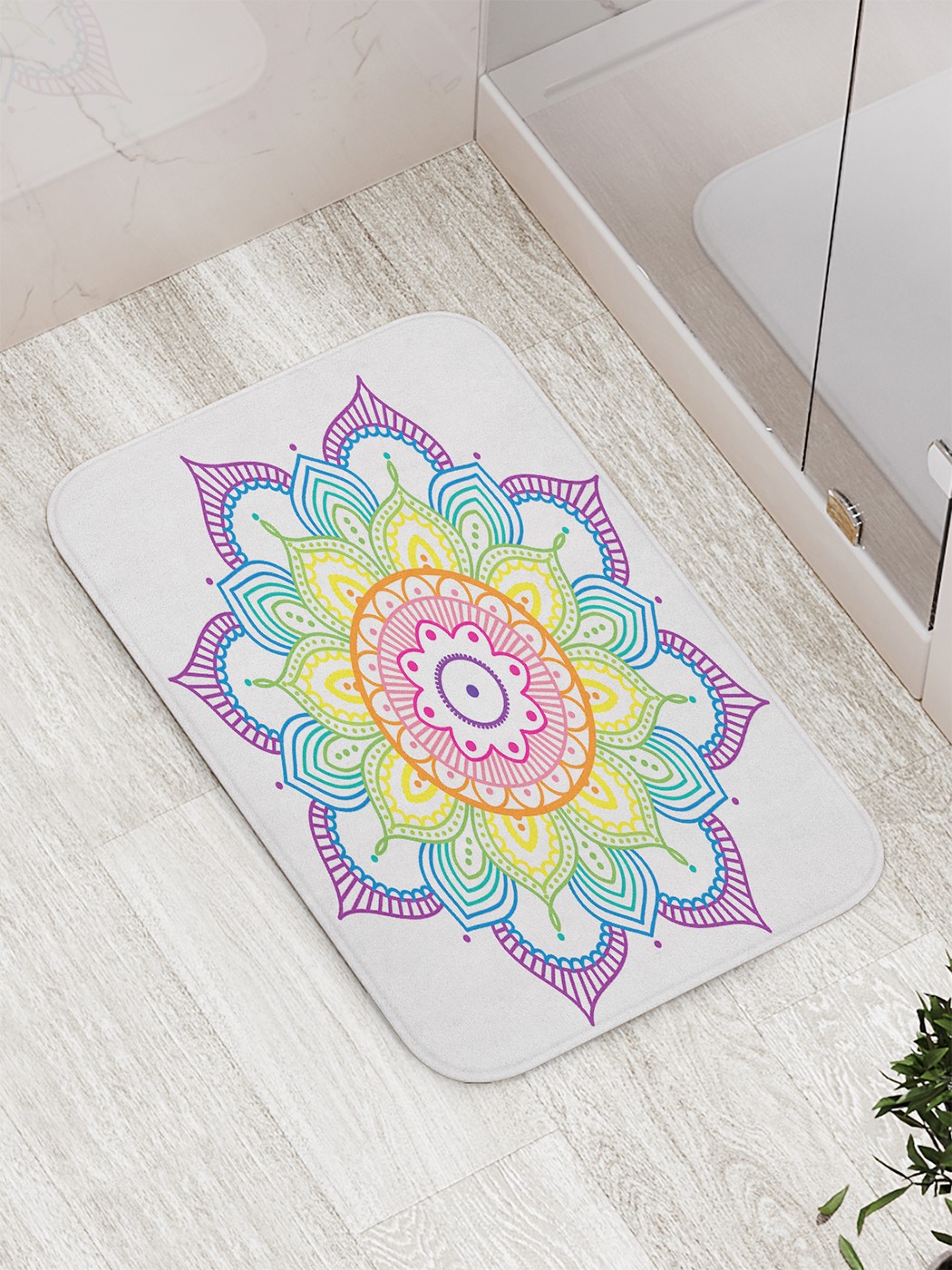 

bath_65802 Коврик противоскользящий для ванной, сауны, бассейна, 77х52 см