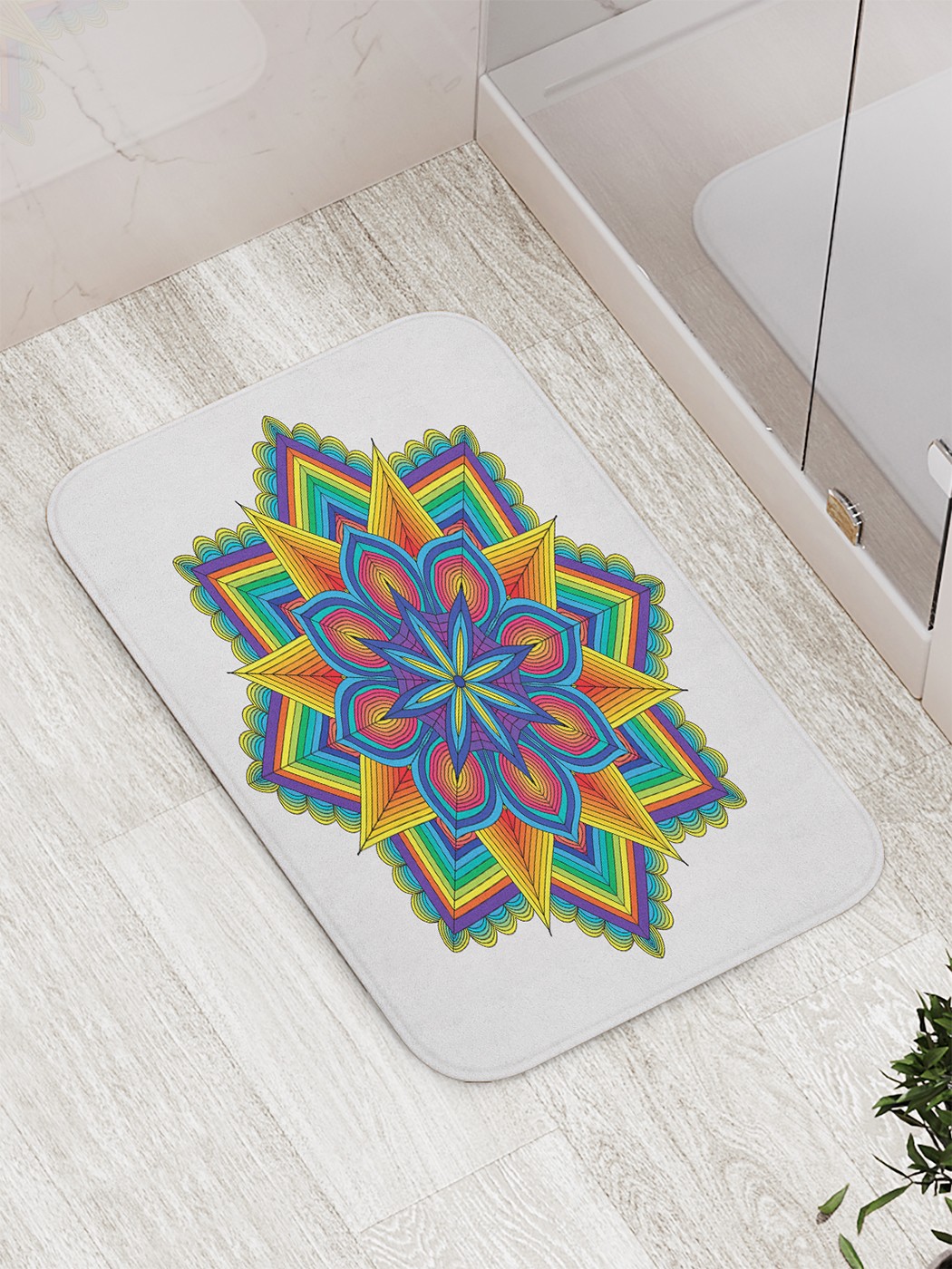 

bath_65801 Коврик противоскользящий для ванной, сауны, бассейна, 77х52 см