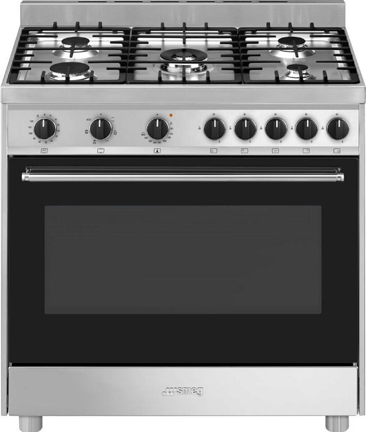

Комбинированная плита Smeg B901GMXI9