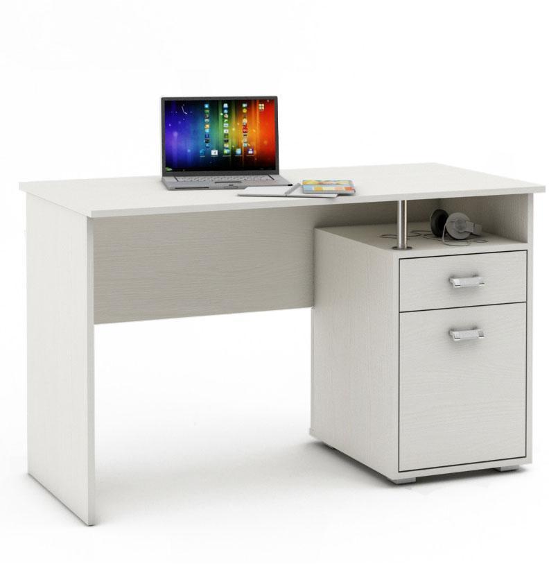 Компьютерный стол МФ Владимир Имидж-47 Белое дерево