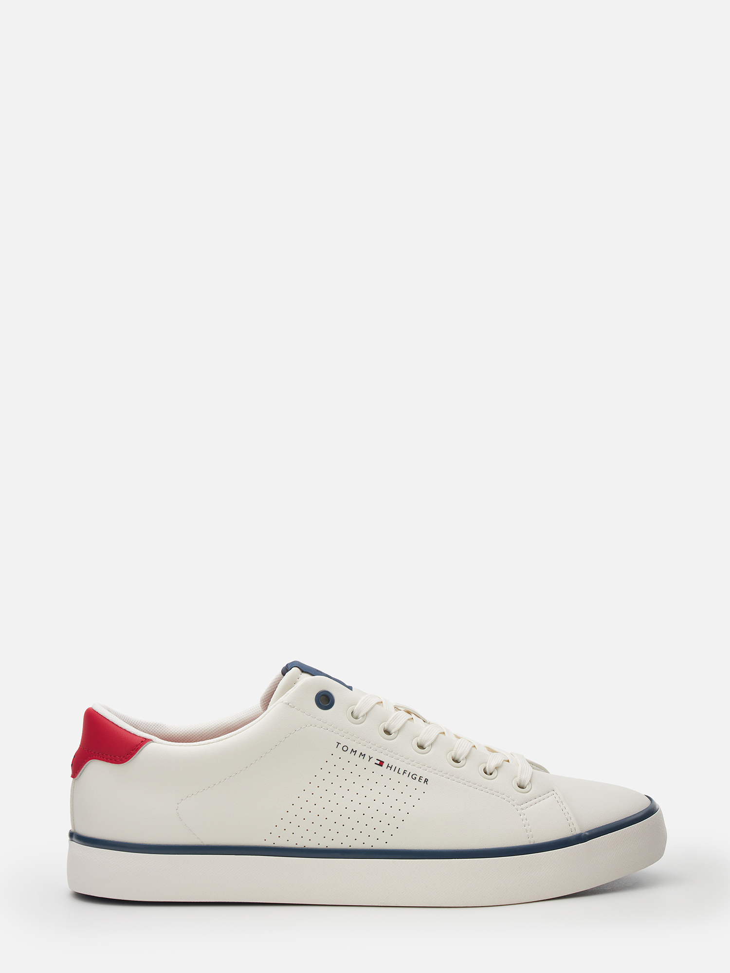 

Кеды мужские Tommy Hilfiger FM0FM05110 белые 40 EU, Белый, FM0FM05110