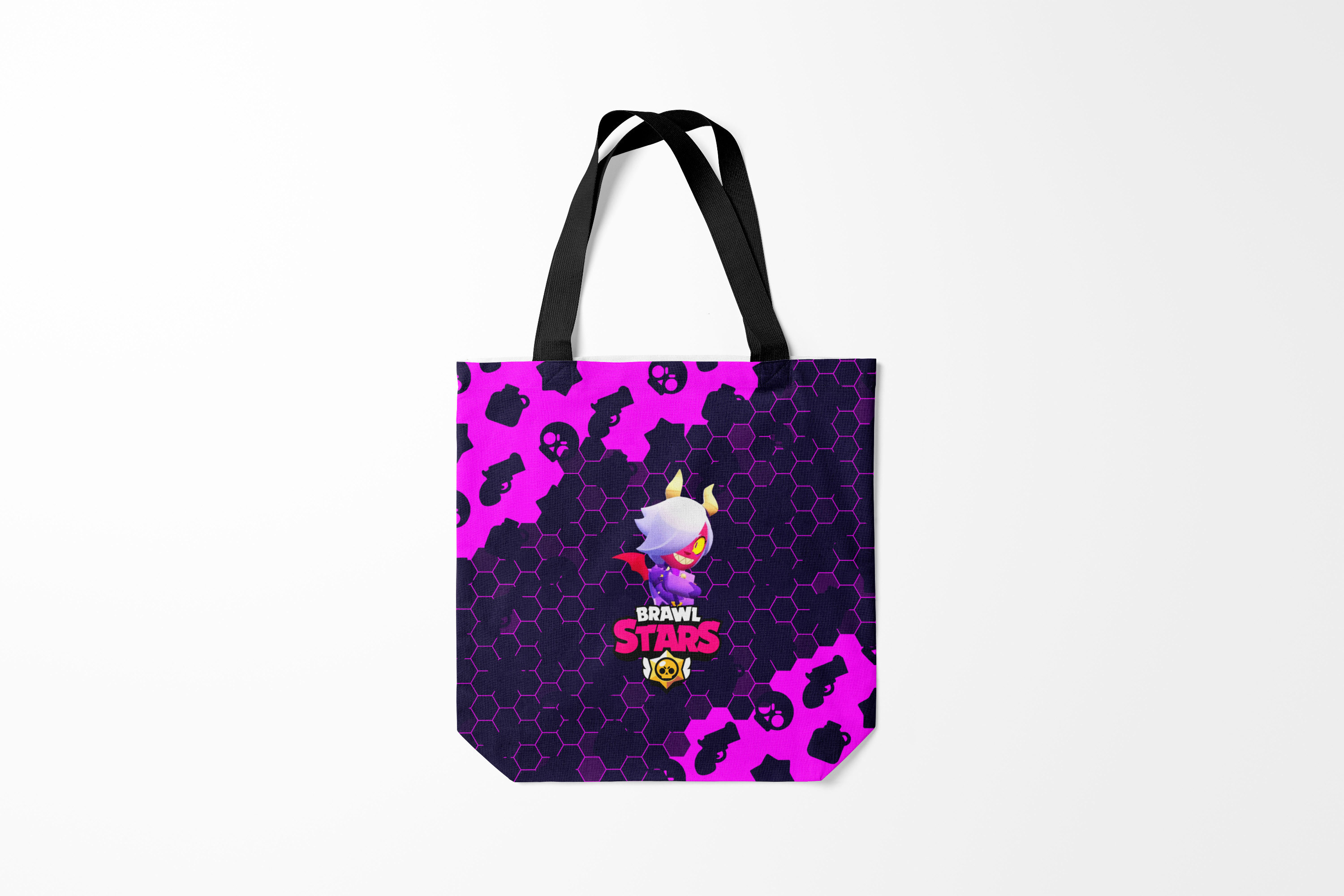 

Сумка шoппер унисекс Burnettie Brawl Stars TRIXIE COLETTE, черный, Brawl Stars TRIXIE COLETTE