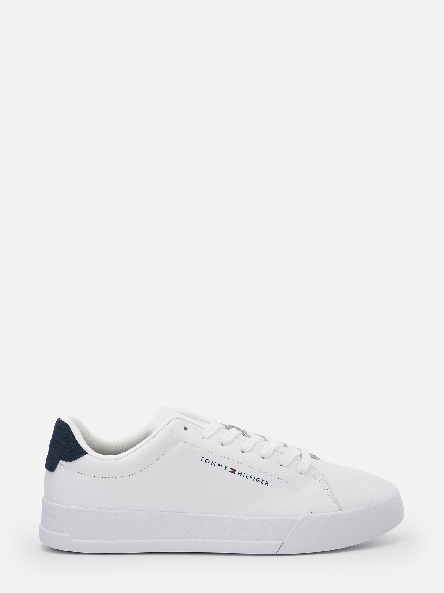 Кеды мужские Tommy Hilfiger Pebble Grain Court FM0FM05297 белые 46 EU TOMMY HILFIGER белый