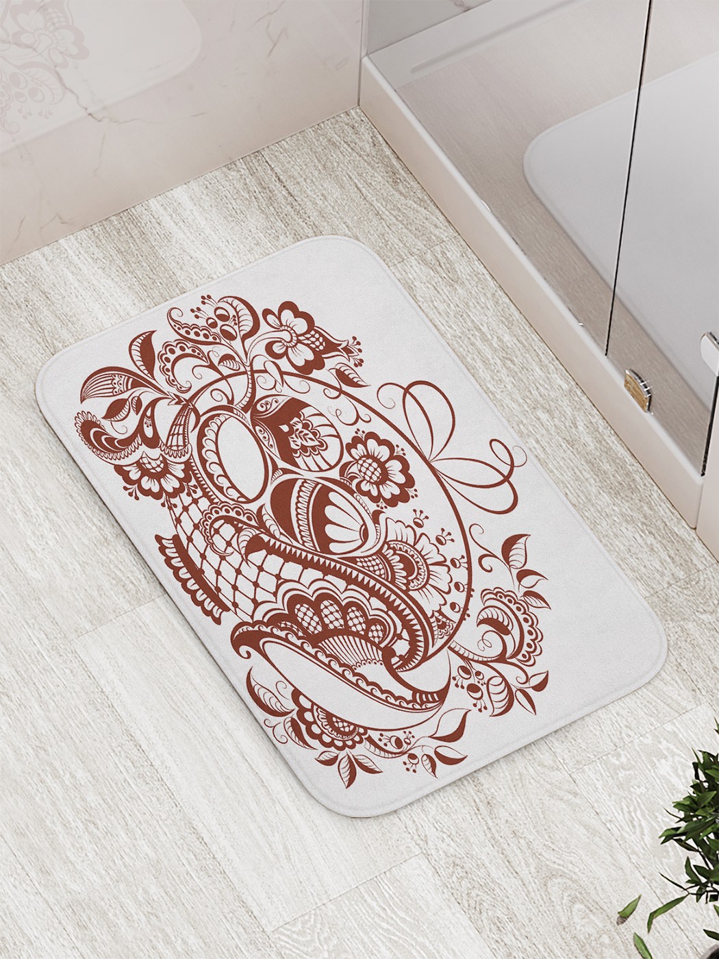 

bath_63101 Коврик противоскользящий для ванной, сауны, бассейна, 77х52 см