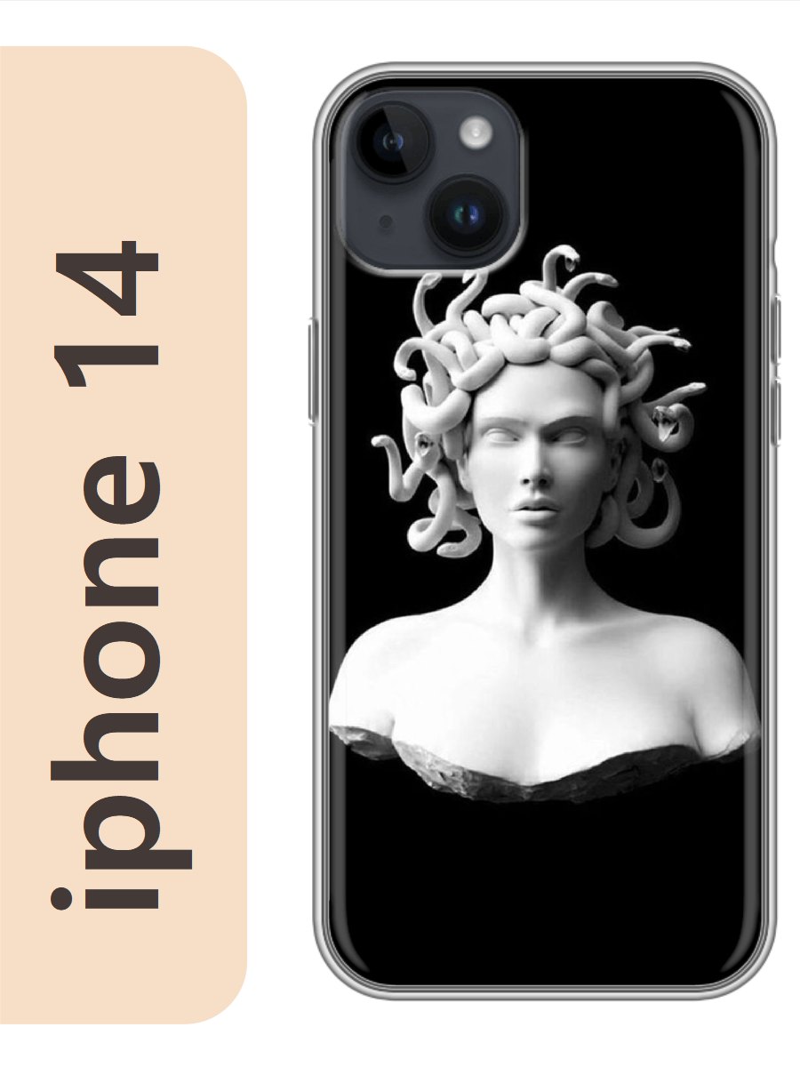 

Чехол на Apple Iphone 14 медуза горгона 259, Iph14rzne