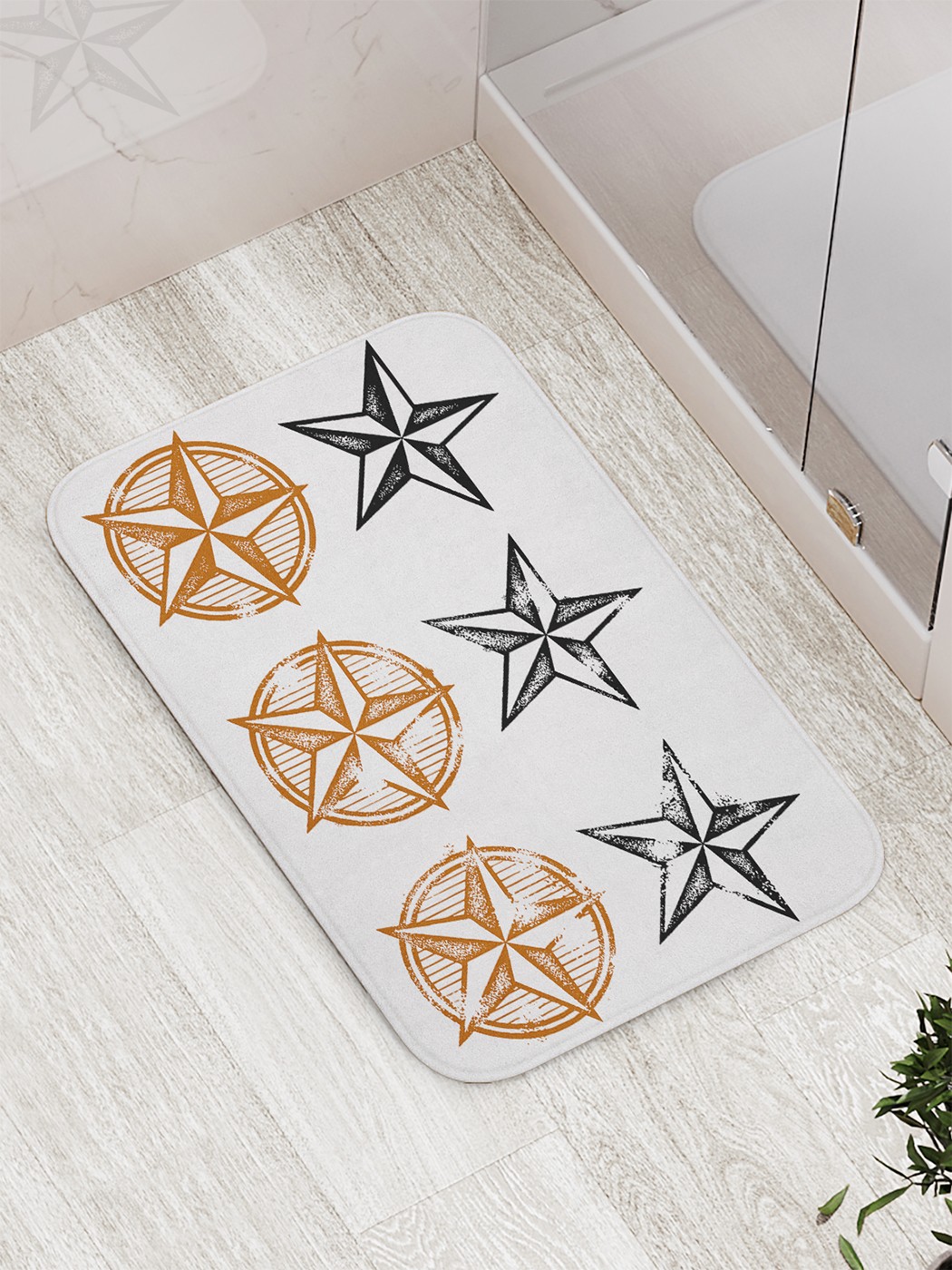 

bath_63091 Коврик противоскользящий для ванной, сауны, бассейна, 77х52 см