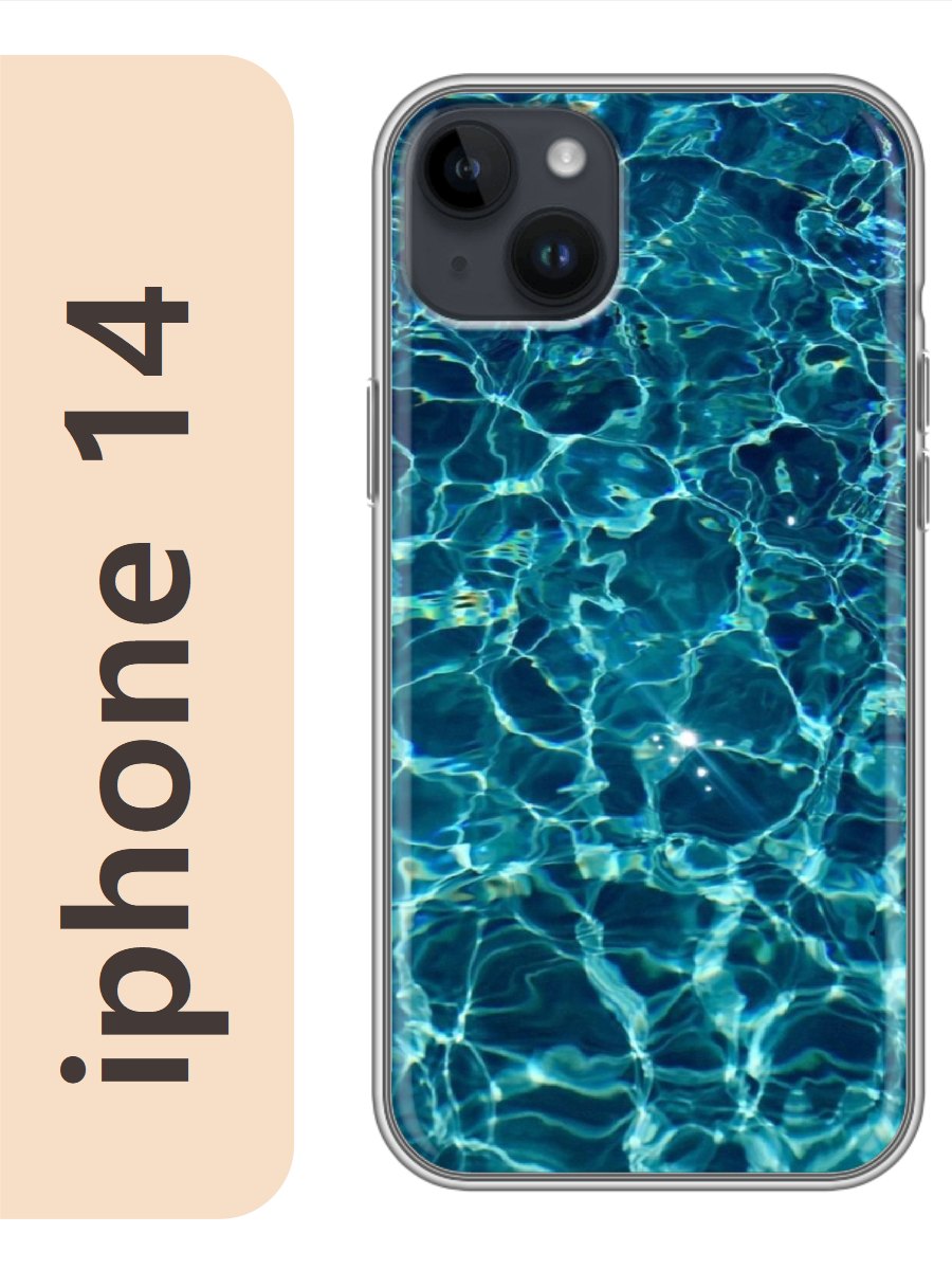 

Чехол на Apple Iphone 14 вода 257, Прозрачный, Iph14rzne