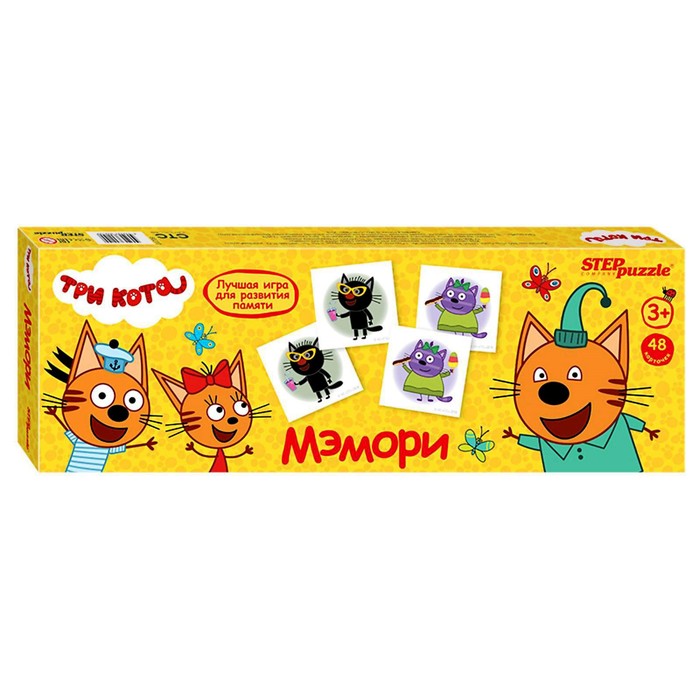 

Карточная игра Step puzzle Три кота 4275424