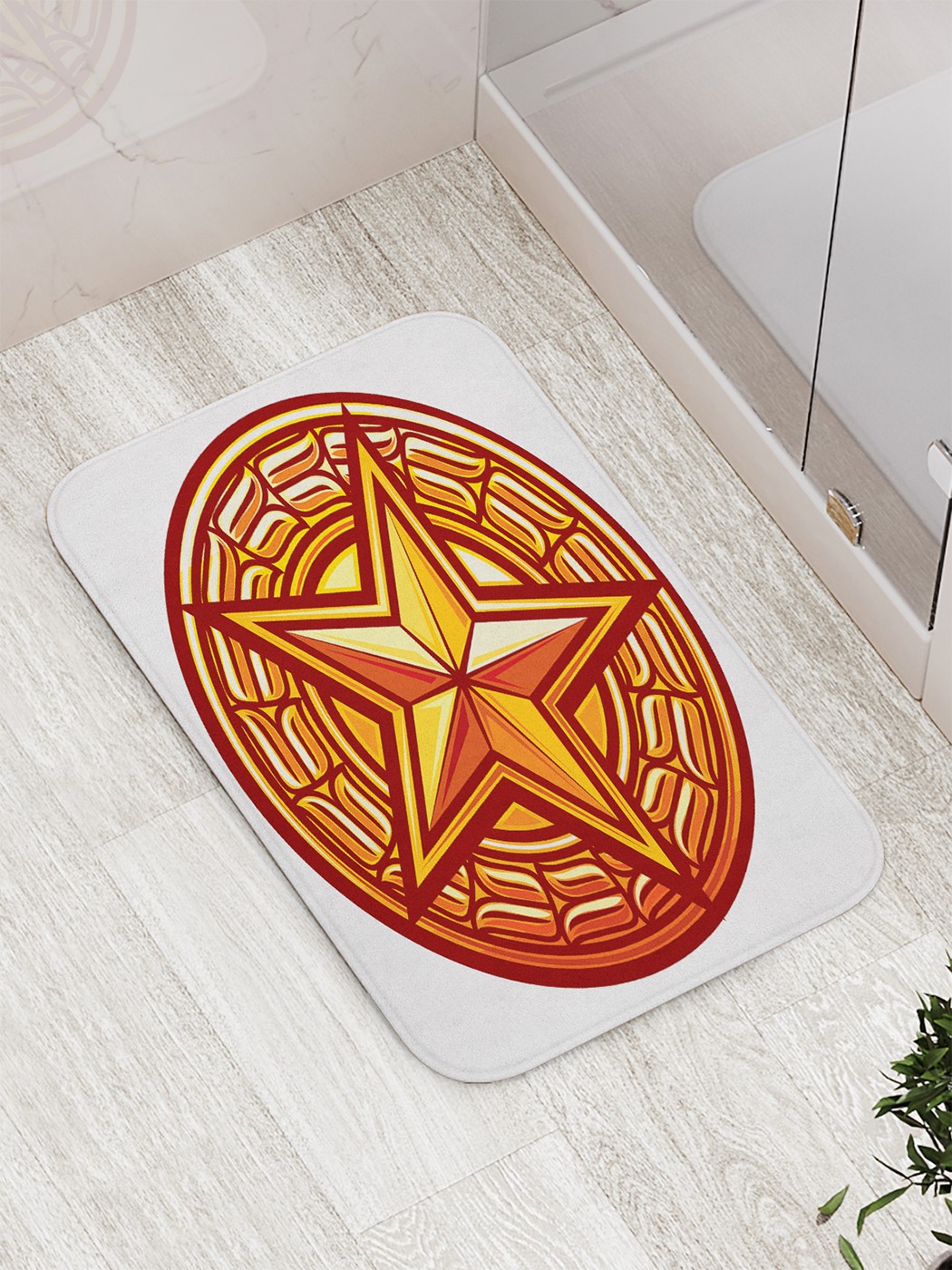 

bath_63080 Коврик противоскользящий для ванной, сауны, бассейна, 77х52 см