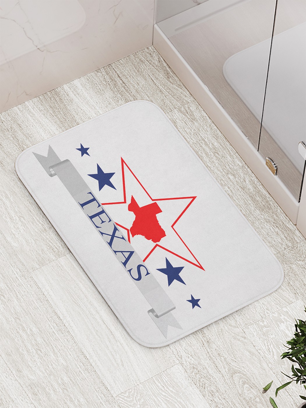 

bath_63074 Коврик противоскользящий для ванной, сауны, бассейна, 77х52 см