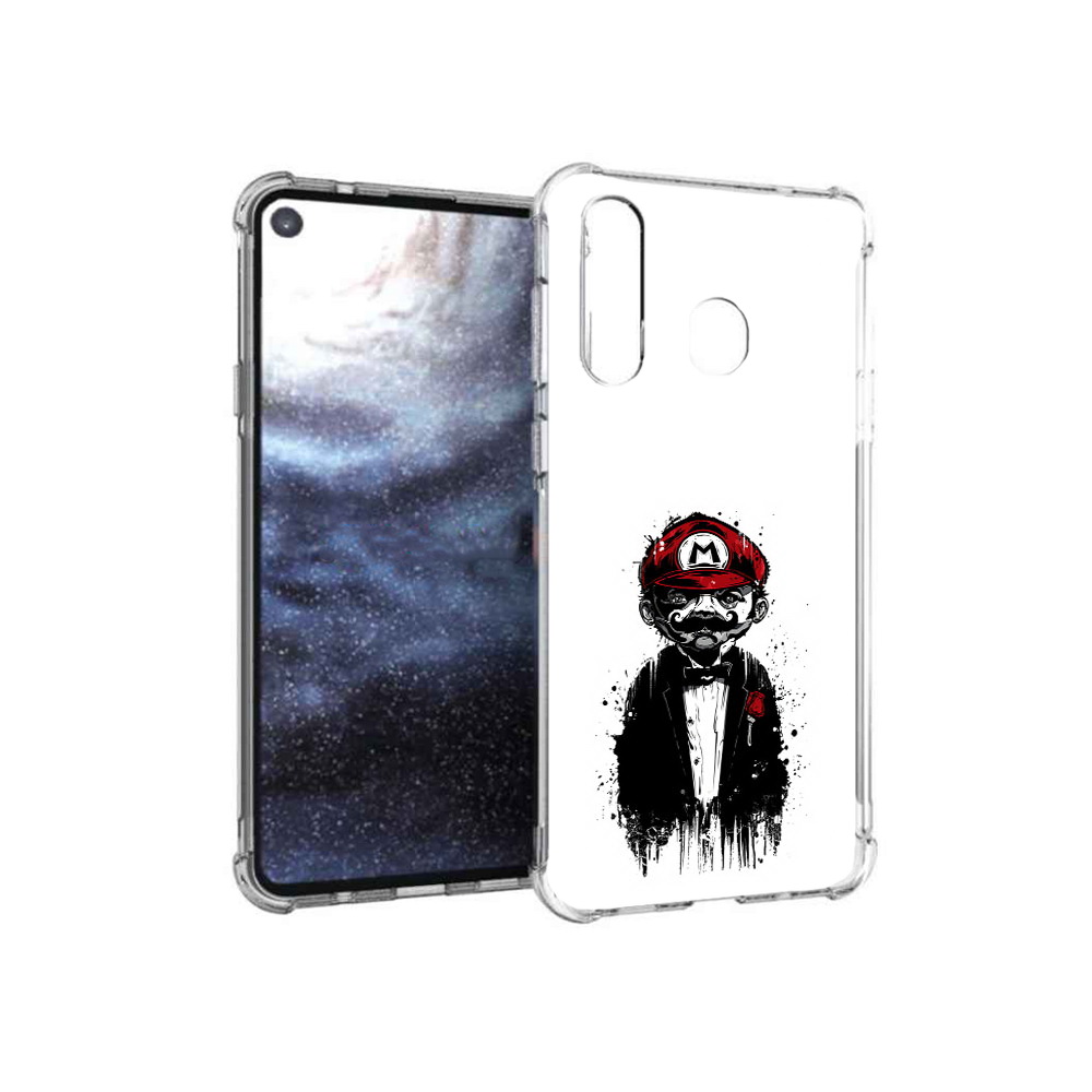 

Чехол MyPads Tocco для Samsung Galaxy A8s марио (PT124633.501.458), Прозрачный, Tocco