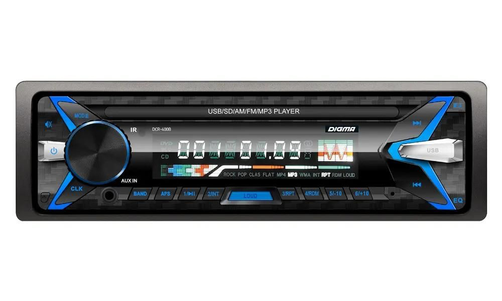 

Автомагнитола Digma DCR-400B