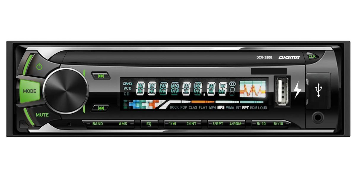 

Автомагнитола Digma DCR-380G