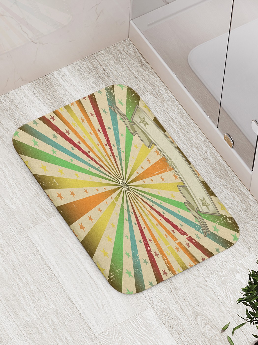 

bath_63049 Коврик противоскользящий для ванной, сауны, бассейна, 77х52 см