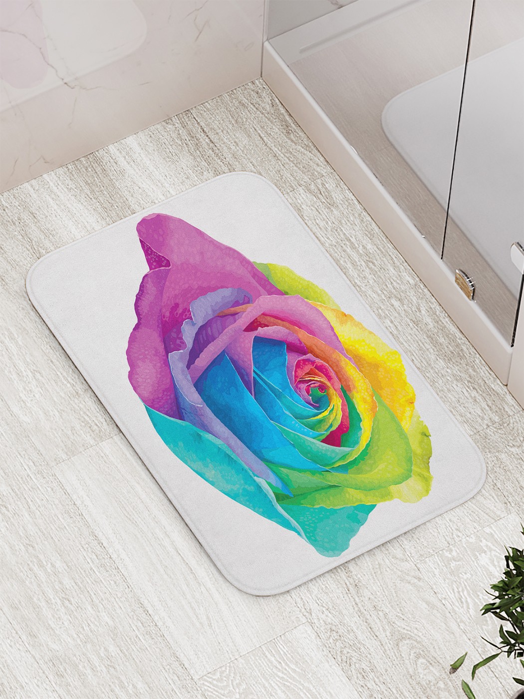 

bath_63048 Коврик противоскользящий для ванной, сауны, бассейна, 77х52 см