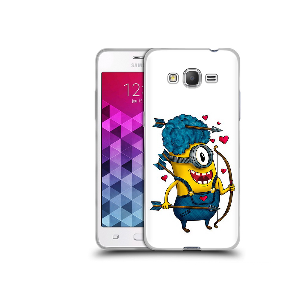 

Чехол MyPads Tocco для Samsung Galaxy Grand Prime Миньон купидон, Прозрачный, Tocco