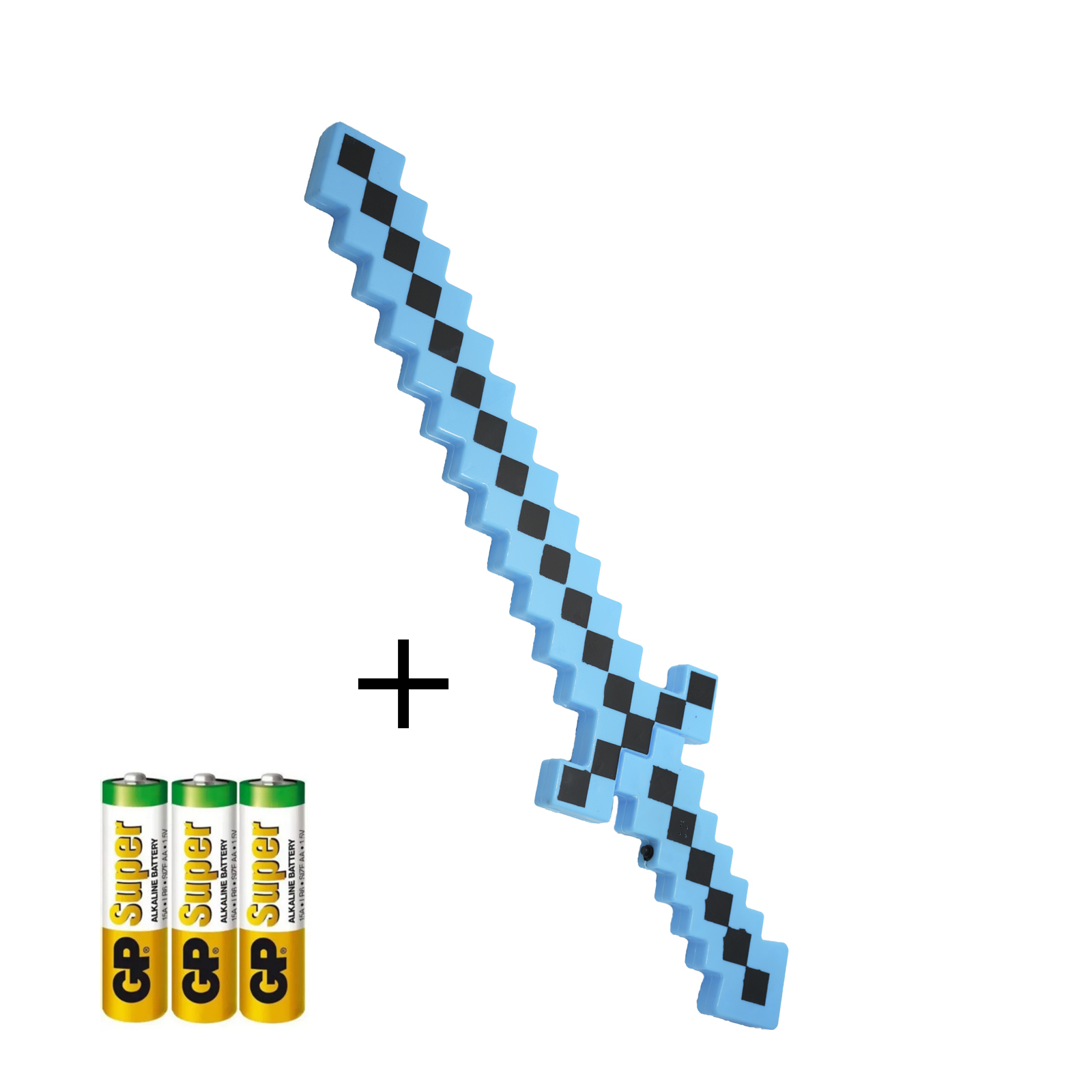 

Меч WellyWell Алмазный, пиксельный, звуковой, световой, голубой Sword_Minecraft_Blue, Sword Minecraft